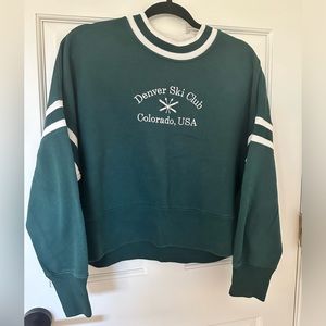 A&F Soft Cropped Sweatshirt - Size M